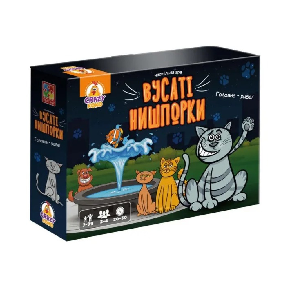 Гра настільна Vladi Toys маршрутна. Вусаті нишпорки VT8055-44 (укр)