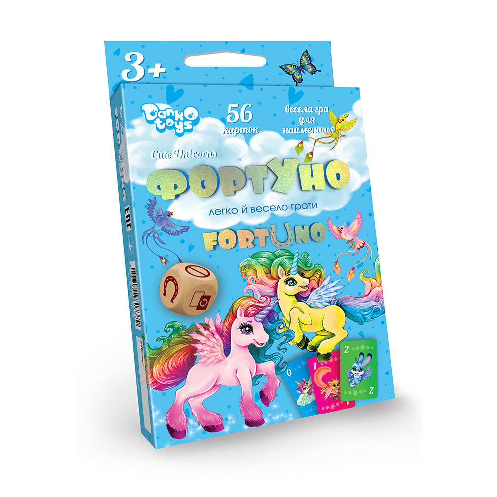 Гра настільна розвиваюча""ФортУно Cute Unicorns" укр (32)UF-04-01U