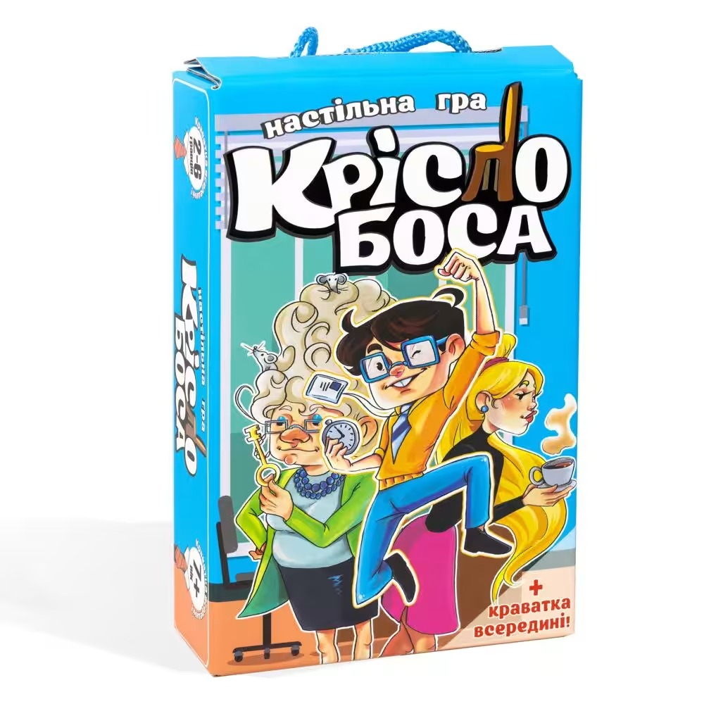 Настільна гра Strateg  Крісло боса  розважальна українською мовою (30387)