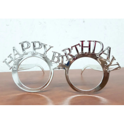 Окуляри Happy birthday срібло 15814