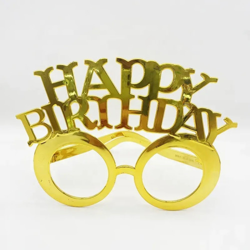 Окуляри Happy birthday великий золото 15815