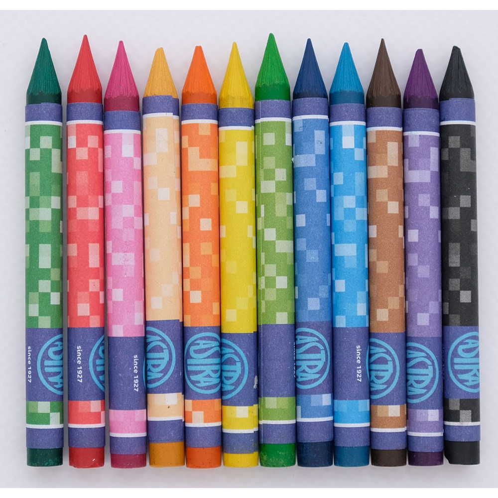 Олівці кольорові Crayons Pixel One 12 кольорів 316121007-UA