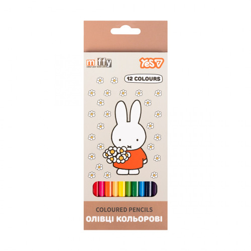 Олівці кольорові Yes "Miffy" 12 кол. 290789