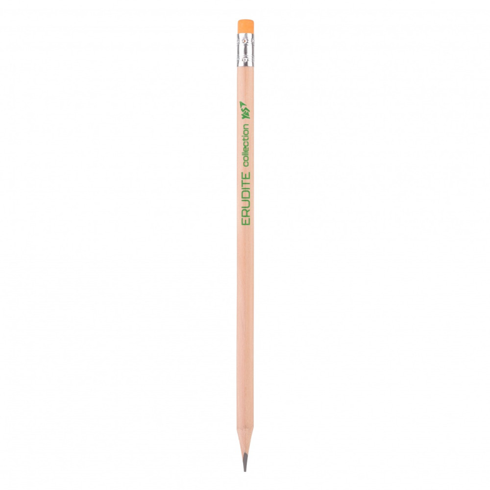 Олівець YES ч/гр трикутний з ласт. у пл. тубі "ECO Pencil Erudite", 36 шт/уп 280622