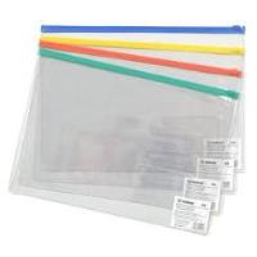 папка на блискавці, А4, PVC 200мкн, 5015,  NORMA
