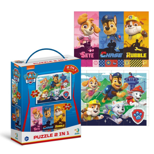 Пазл 2 в 1 «Paw Patrol. Такі хороші цуценята»200561 (36+24ел)