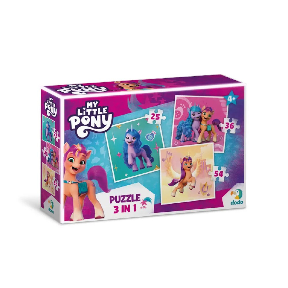 Пазл 3 в 1 «My Little Pony»
