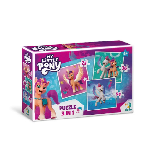 Пазл 3 в 1 «My Little Pony»