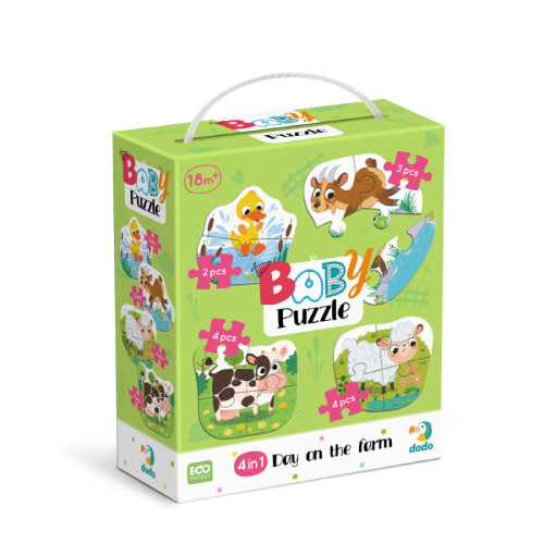 Пазл 4 в 1 «Baby puzzle. День на фермі»300687