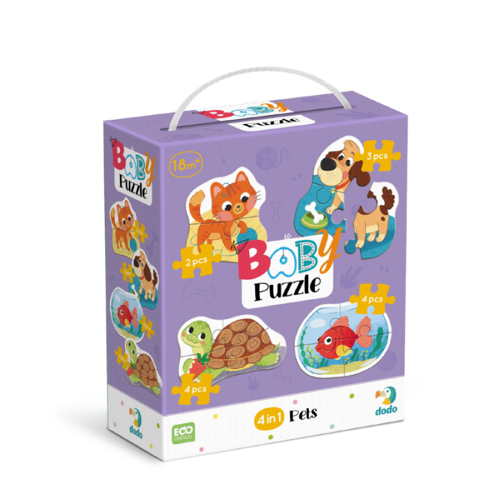 Пазл 4 в 1 «Baby puzzle. Домашні тварини»300688