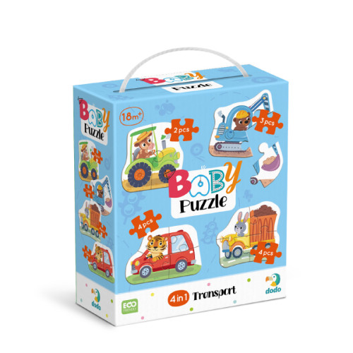 Пазл 4 в 1 «Baby puzzle. Транспорт» 300685