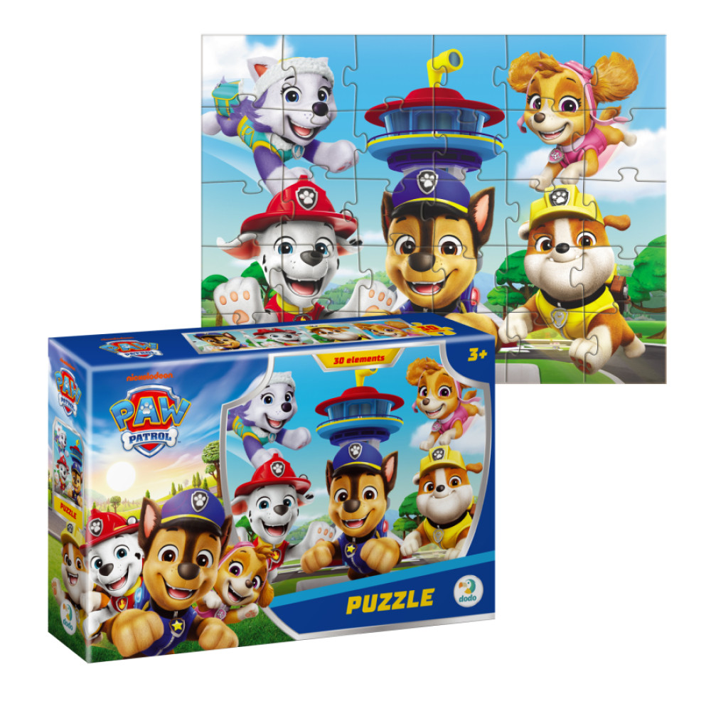 Пазл Dodo Paw Patrol на 30 елементів – улюблені герої Щенячого патруля