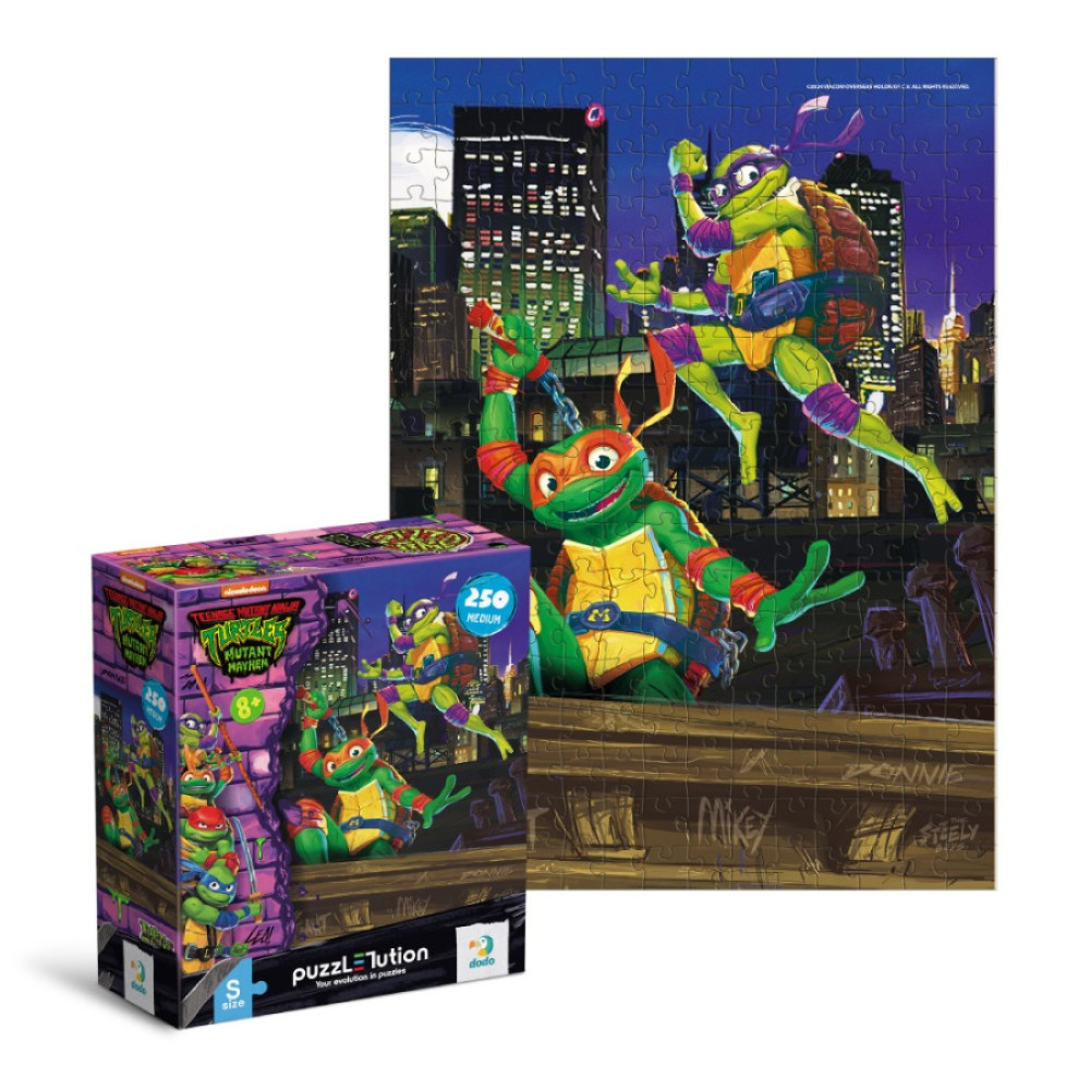 Пазл Medium-S «TMNT. Донателло та Мікеланджело» 250 елементів