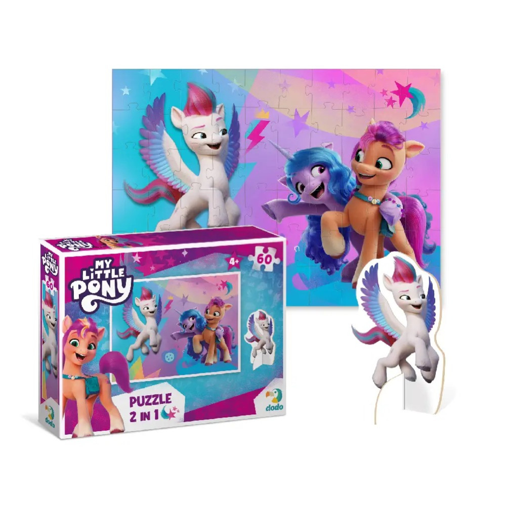 Пазл на 60 елементів з фігуркою «My Little Pony»