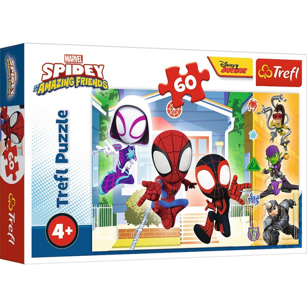 Пазли "60" Spiderman У світі Спайдея Trefl 17371
