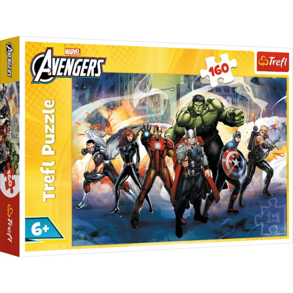 Пазли "160" Marvel Суперсили Trefl 15428
