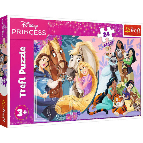 Пазли "24 Maxi" Disney Princess Посмішка дружби Trefl 14379