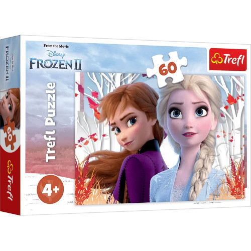 Пазли "60" Frozen Зачарований світ Анни та Ельзи Trefl