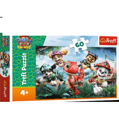 Пазли "60" PAW PATROL Порятунок Діно. THE DINO MOVIE 74250