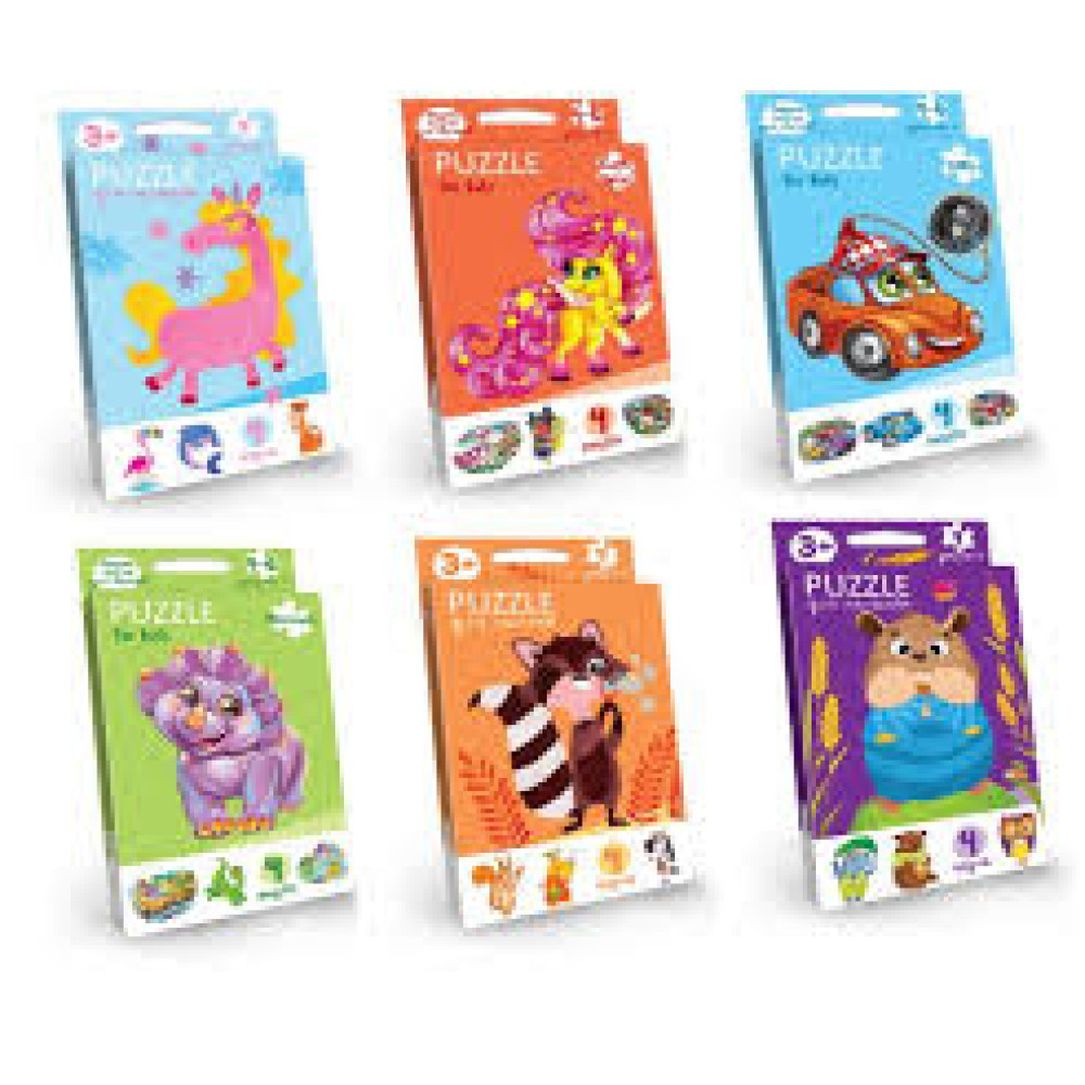 Пазли для малюків "Puzzle For Kids (для малюків)" с.2 (32) PFK-05,06,07,08,09...12
