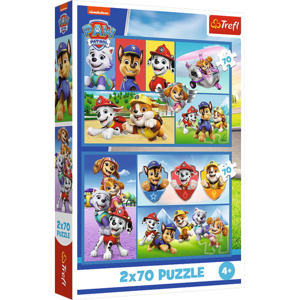 Пазли "2x70" Paw Patrol Правила патруля Trefl 34441