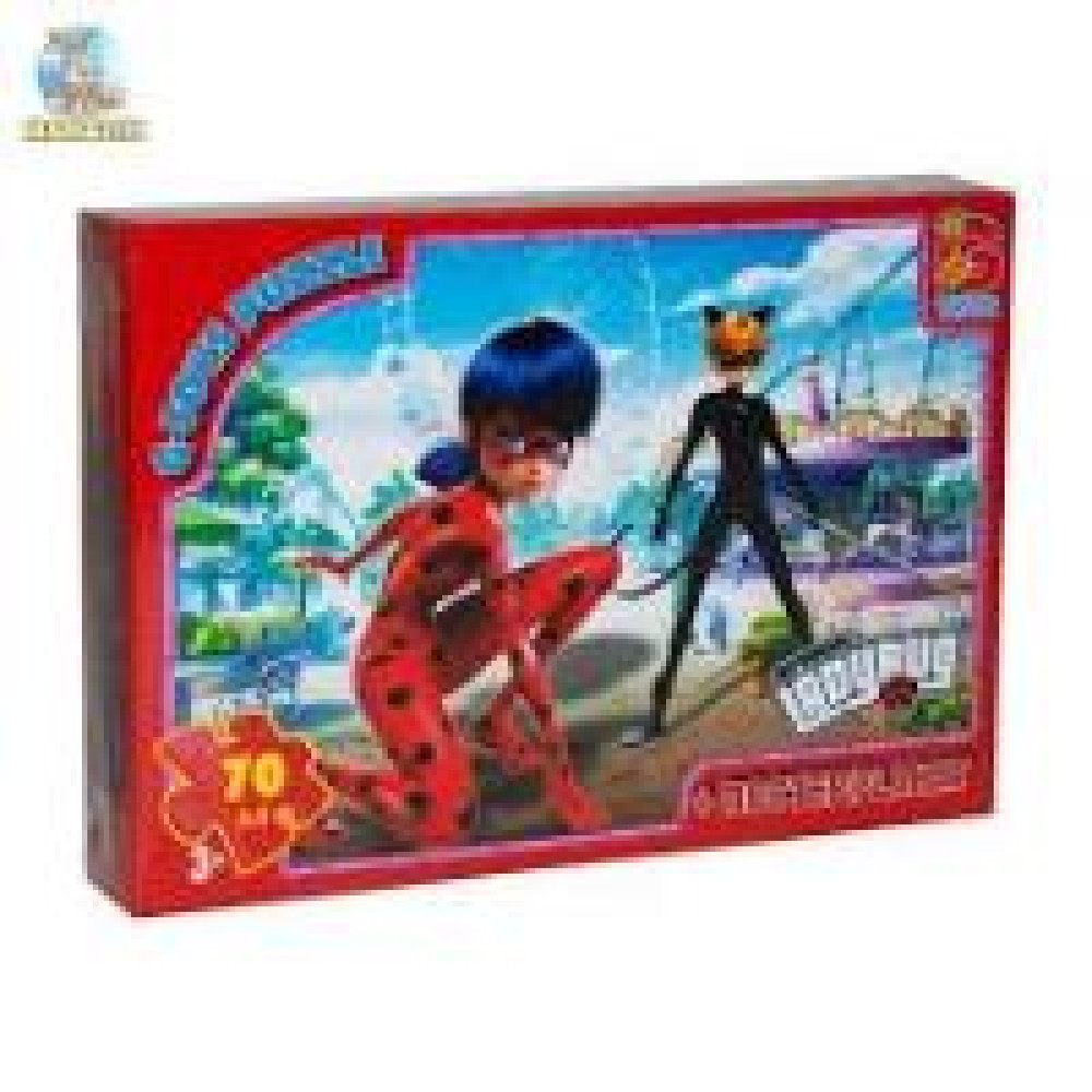 Пазли ТМ "G-Toys" із серії "Леді Баг", 70 елементів