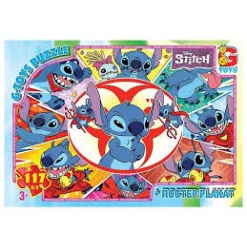Пазли ТМ "G-Toys" із серії "Stitch", 117 ел. SC617