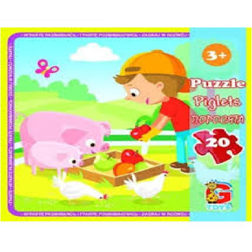 Пазли ТМ "G-Toys" із серії "Ферма", 20 ел. LA09