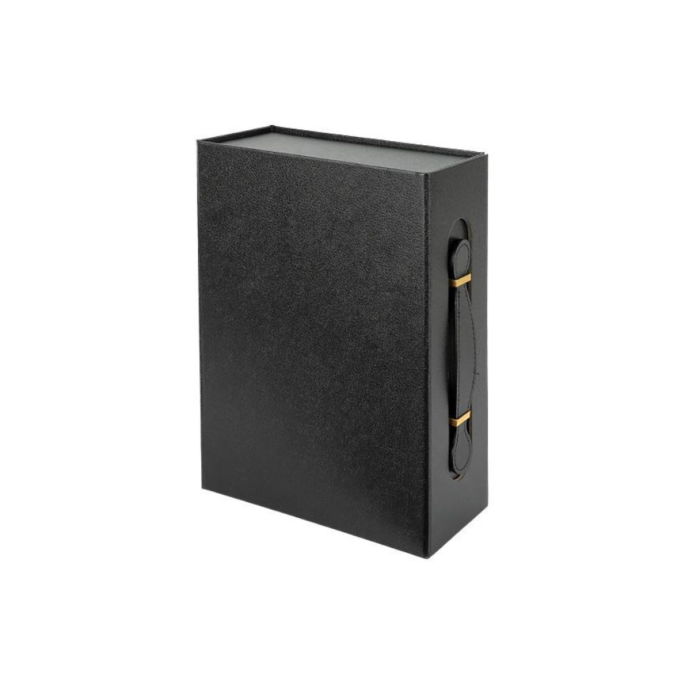 Подарункова коробка 28,2×20,9×9,2 см складна з ручкою BLACK HL-224 (124967)