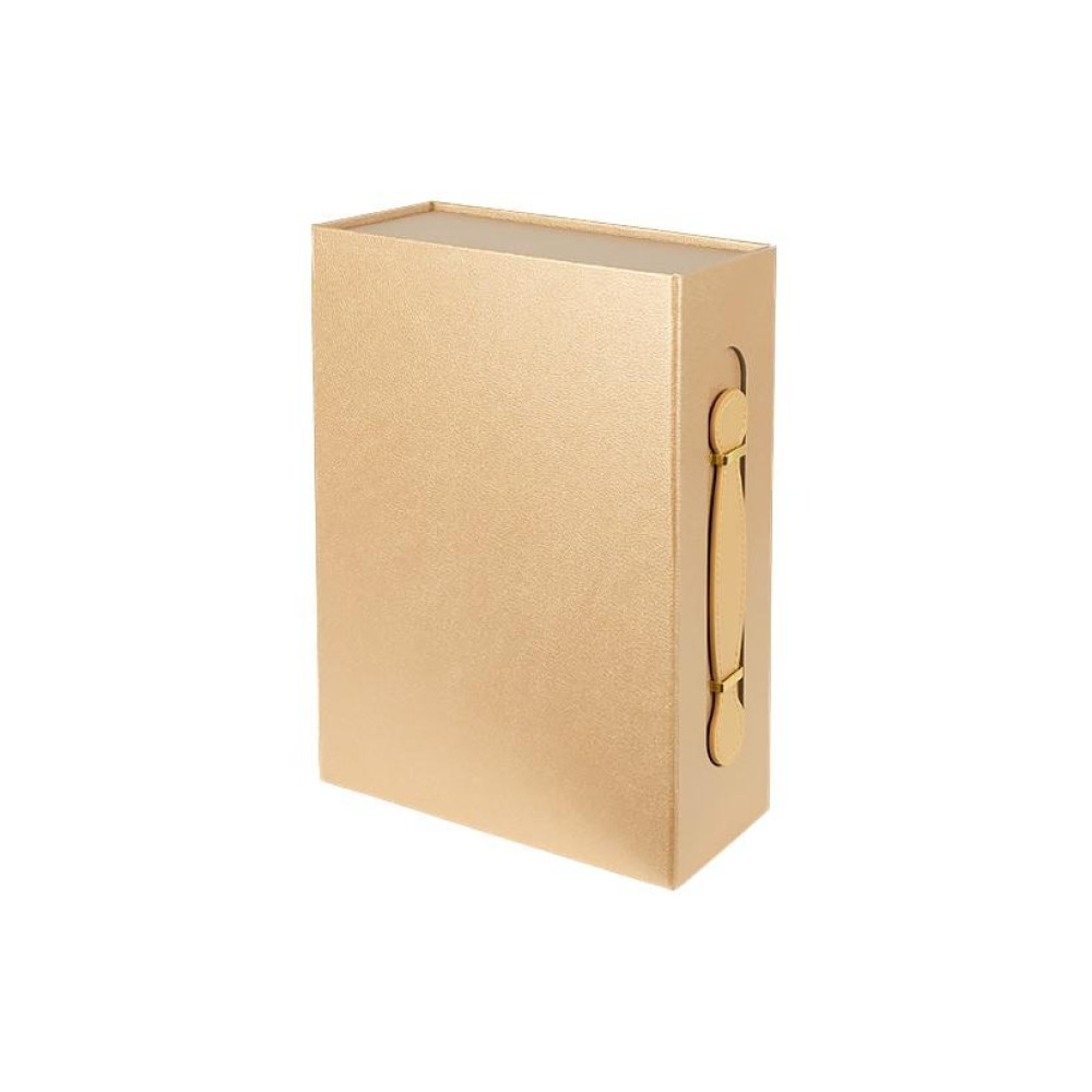 Подарункова коробка 28,2×20,9×9,2 см складна з ручкою CHAMPAGNE GOLD HL-226 (124971)