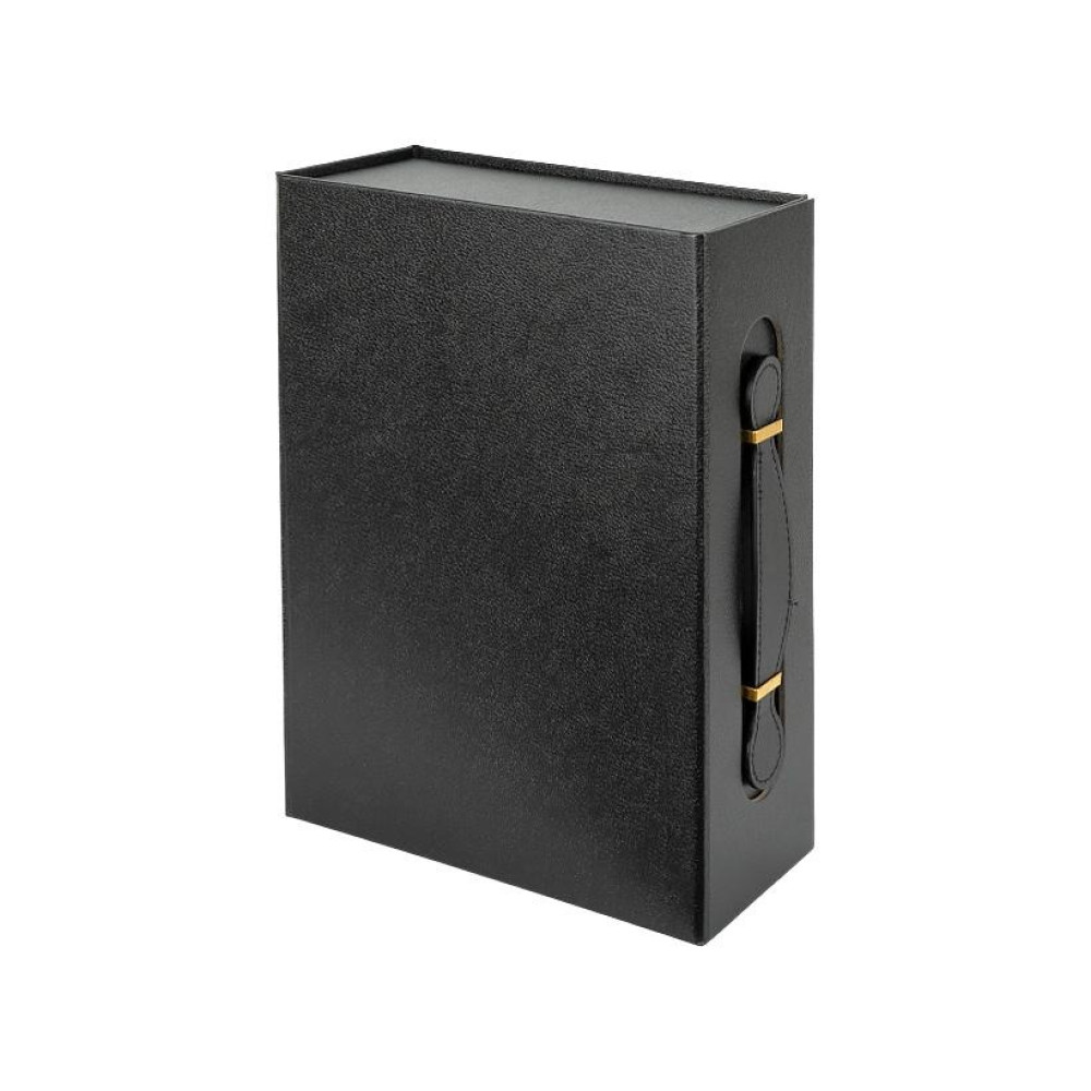 Подарункова коробка 33×25×12 см складна з ручкою BLACK HL-228 (124973)