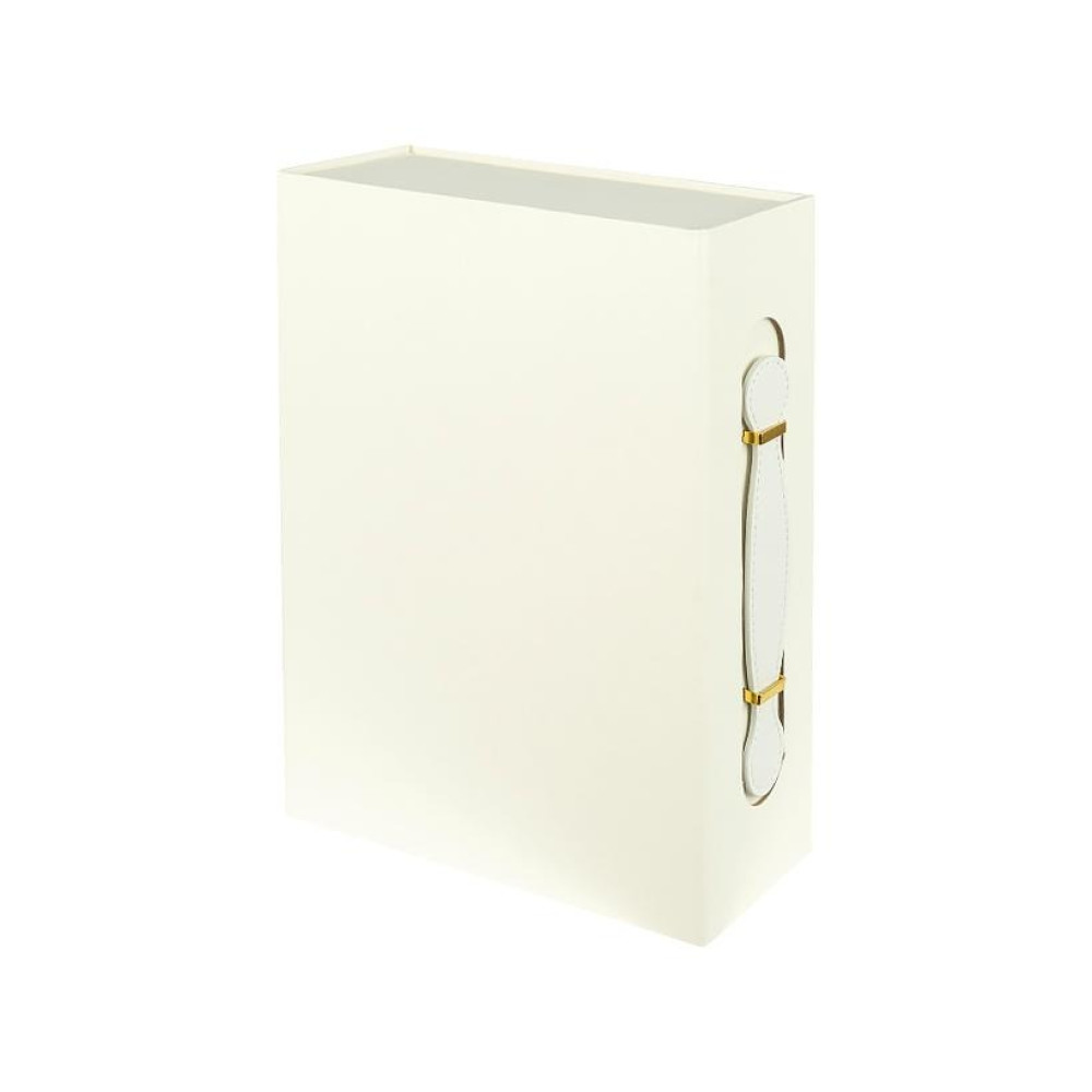 Подарункова коробка 33×25×12 см складна з ручкою WHITE HL-227 (124972)