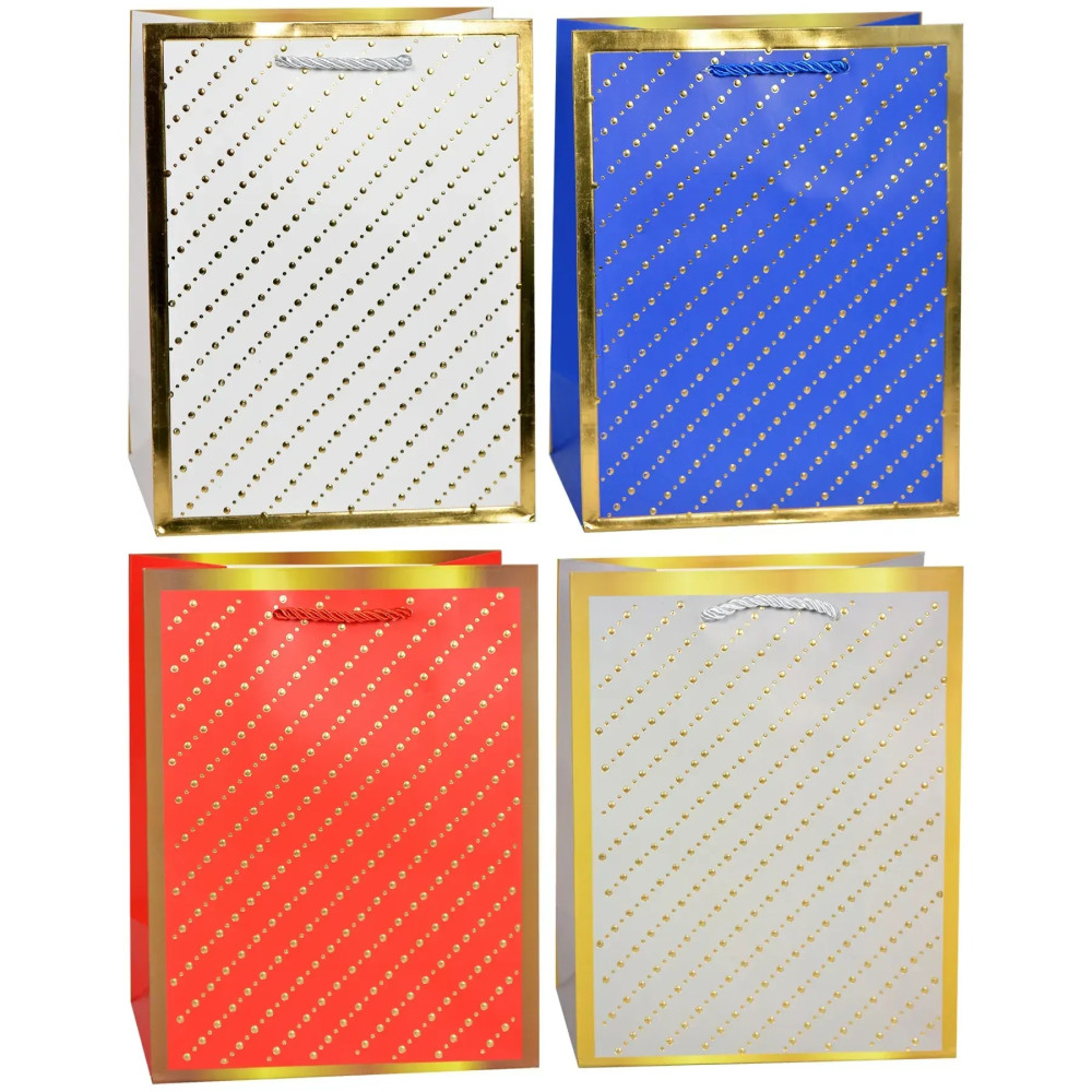 Подарунковий паперовий пакет M (25x32x11 см) 6613M