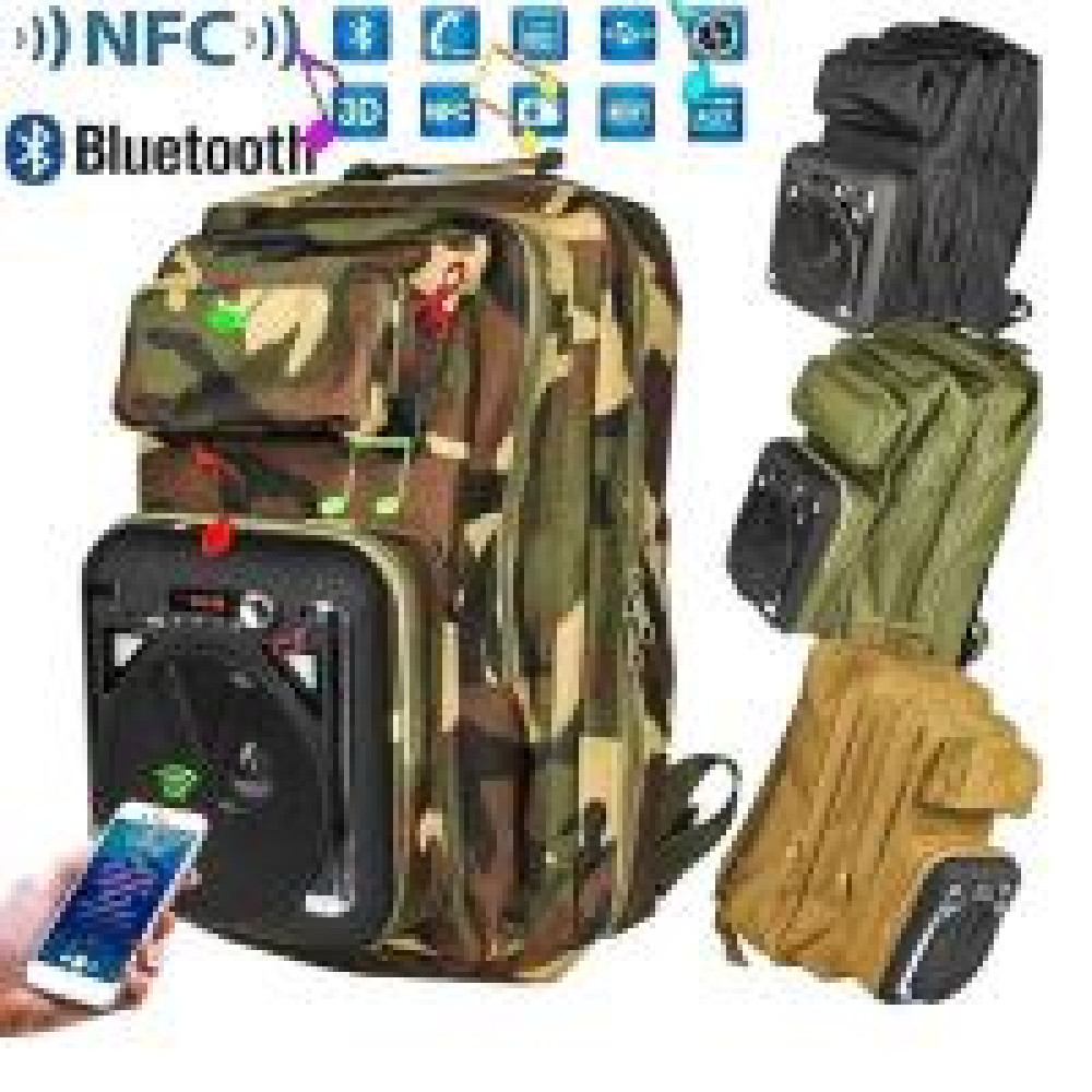 Рюкзак туристичний Бумбокс, (рюкзак з вбудованою колонкою) CH-M34 BLUETOOTH