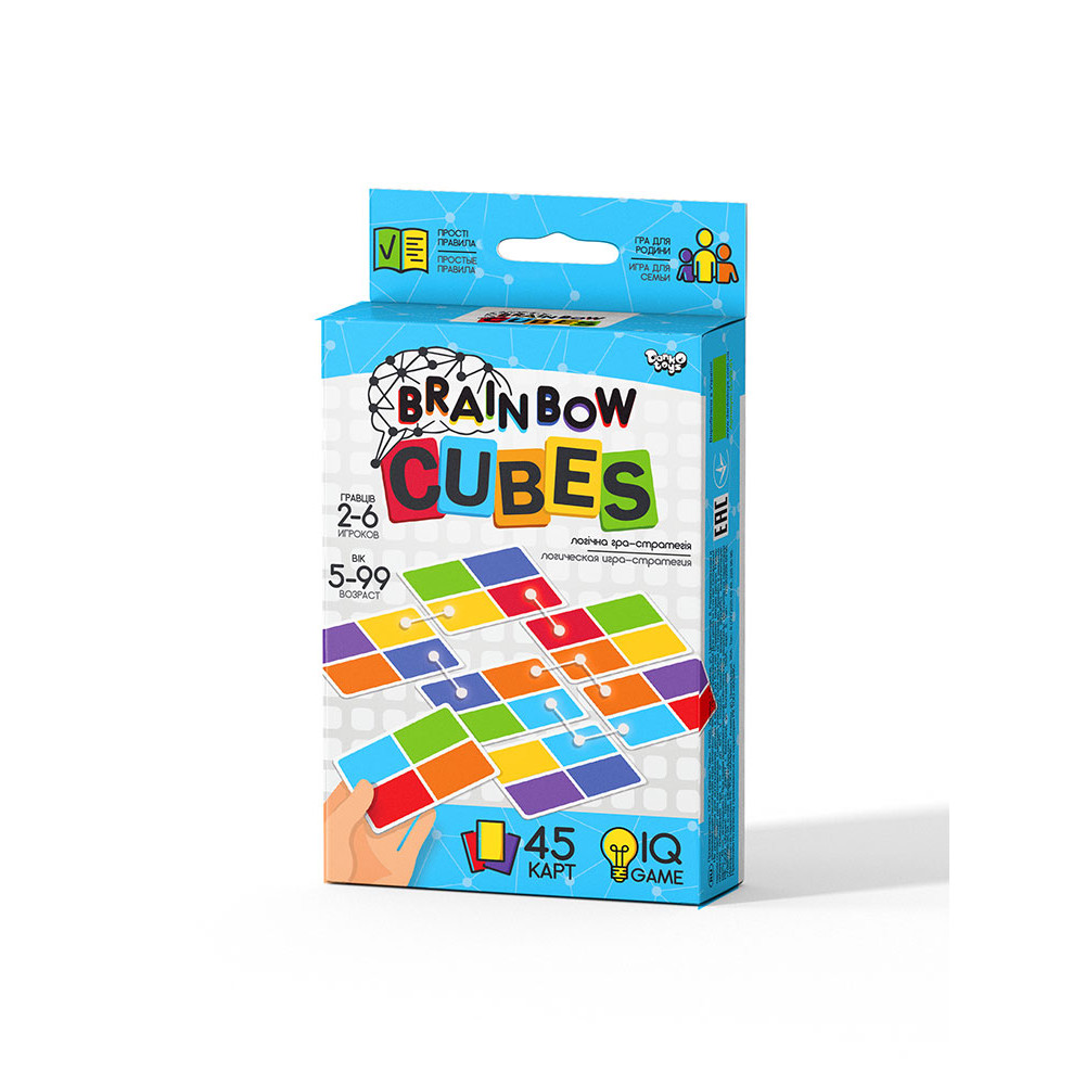 Розважальна настільна гра "Brainbow CUBES" (32) G-BRC-01-01