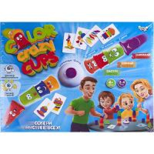 Розвиваюча настільна гра "Color Crazy Cubes" укр ()CCC-02-01U