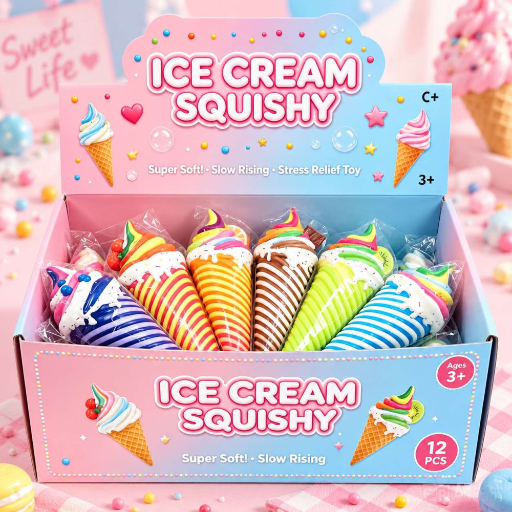 Сквіш Антистрес Ice Cream Ріжок. BT-1423
