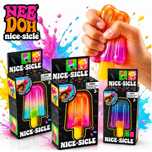 Сквіш Морозиво NeeDoh Schylling Nice-Sicle Ice Cream Squishy Іграшка-Антистрес