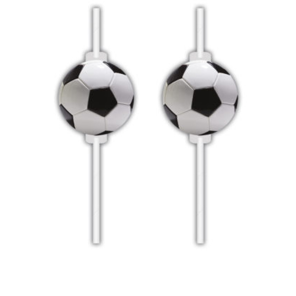 Соломинки для пиття Medallion, Football, 6 шт