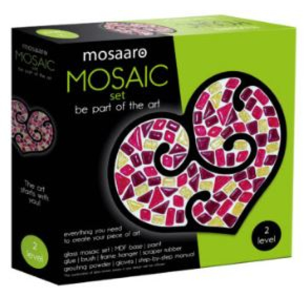 Набір для творчості "Mosaaro glass mosaiс Серце" MA2005