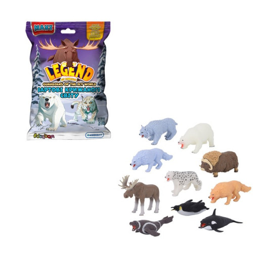 Стретч-іграшка KIDDI SBABAM LEGEND OF ANIMALS МАКСІ Вартові крижаного світу (67/CN24)