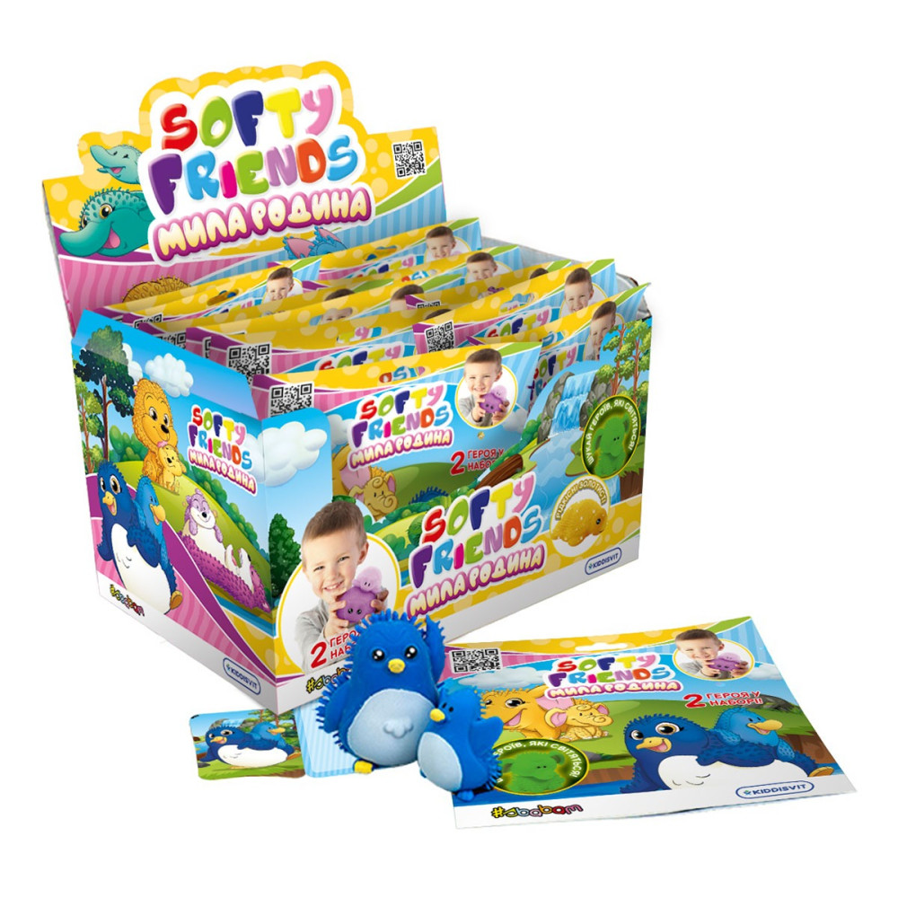 Стретч-іграшка у вигляді тварини серії «Softy friends» – Мала Родина 8/SC22