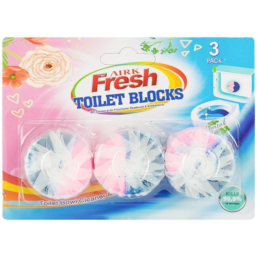 Таблетки для унітаза 3-PACK, D4,5см (покращена формула) 252-58