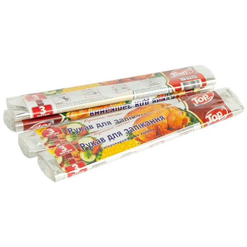 Терморукав для запікання 29см x 3м Top Pack у поліетиленовій упаковці 122813