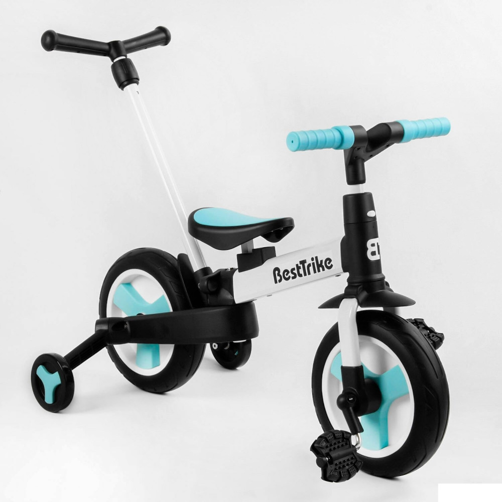 Велосипед-трансформер Best Trike 56659 (1) колеса PU 10'', батьківська ручка, знімні педалі
