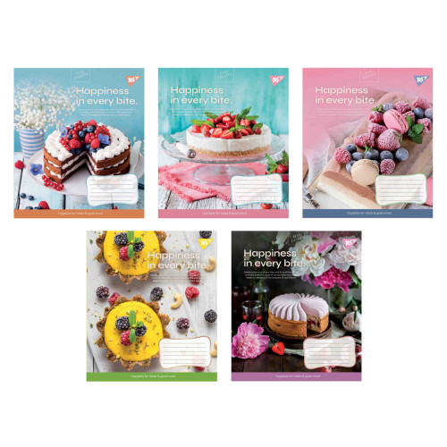 Зошит для записів А5/36 лін YES Desserts