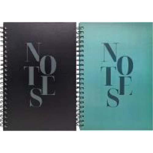 Зошит на спіралі А4/100арк тверда обкл. "Notes" 80г/м2 2в. клітинка 4100-9