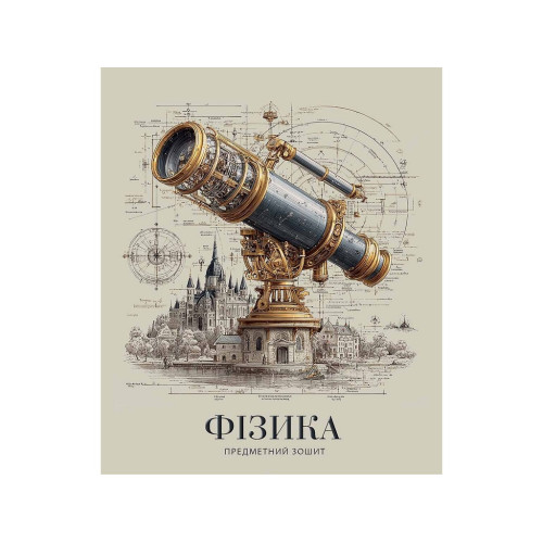 Зошит предметний Фізика 48арк., у клітинку, Школярик 048-3720K