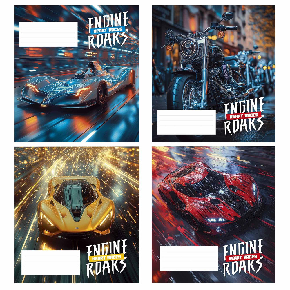 Зошит шкільний Школярик 36 аркушів клітинка (036-3520K)