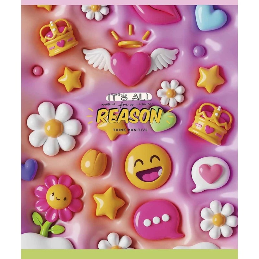 Зошит загальний, 48арк., у клітинку, УФ-лак, Школярик 048-3528K